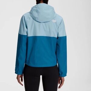 The North Face Antora Rain Women Hoodie in Beta Blue and Banff Blue